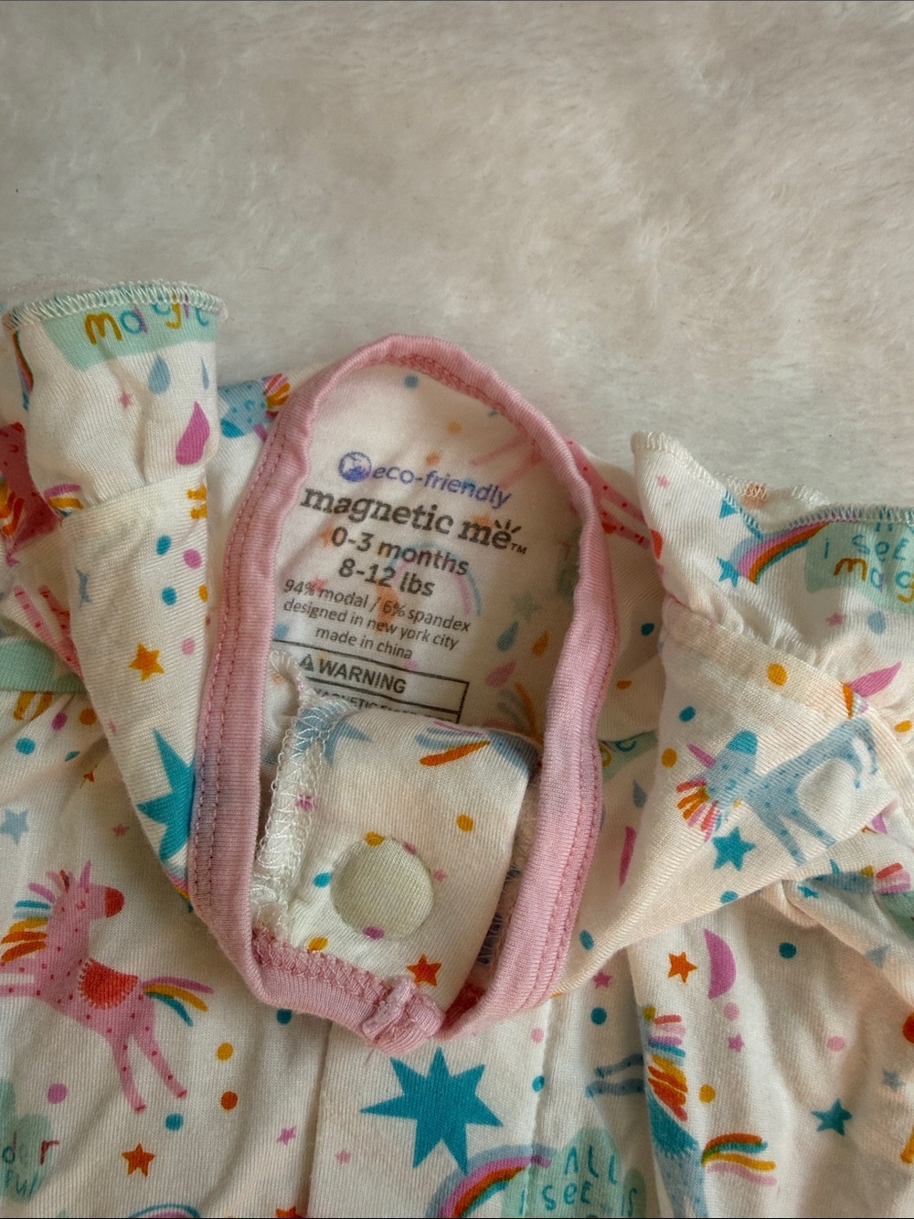 Two Magnetic Me Bubble Rompers - Picture 5 of 5